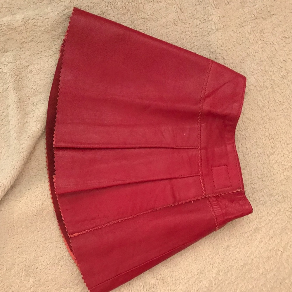 Baby Gap leather skirt 6-12 months